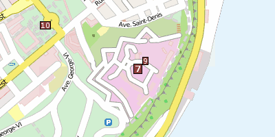 Stadtplan Citadelle de Québec Quebec